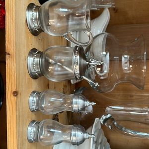 Southern living at Home, salt and pepper shaker and milk and sugar container